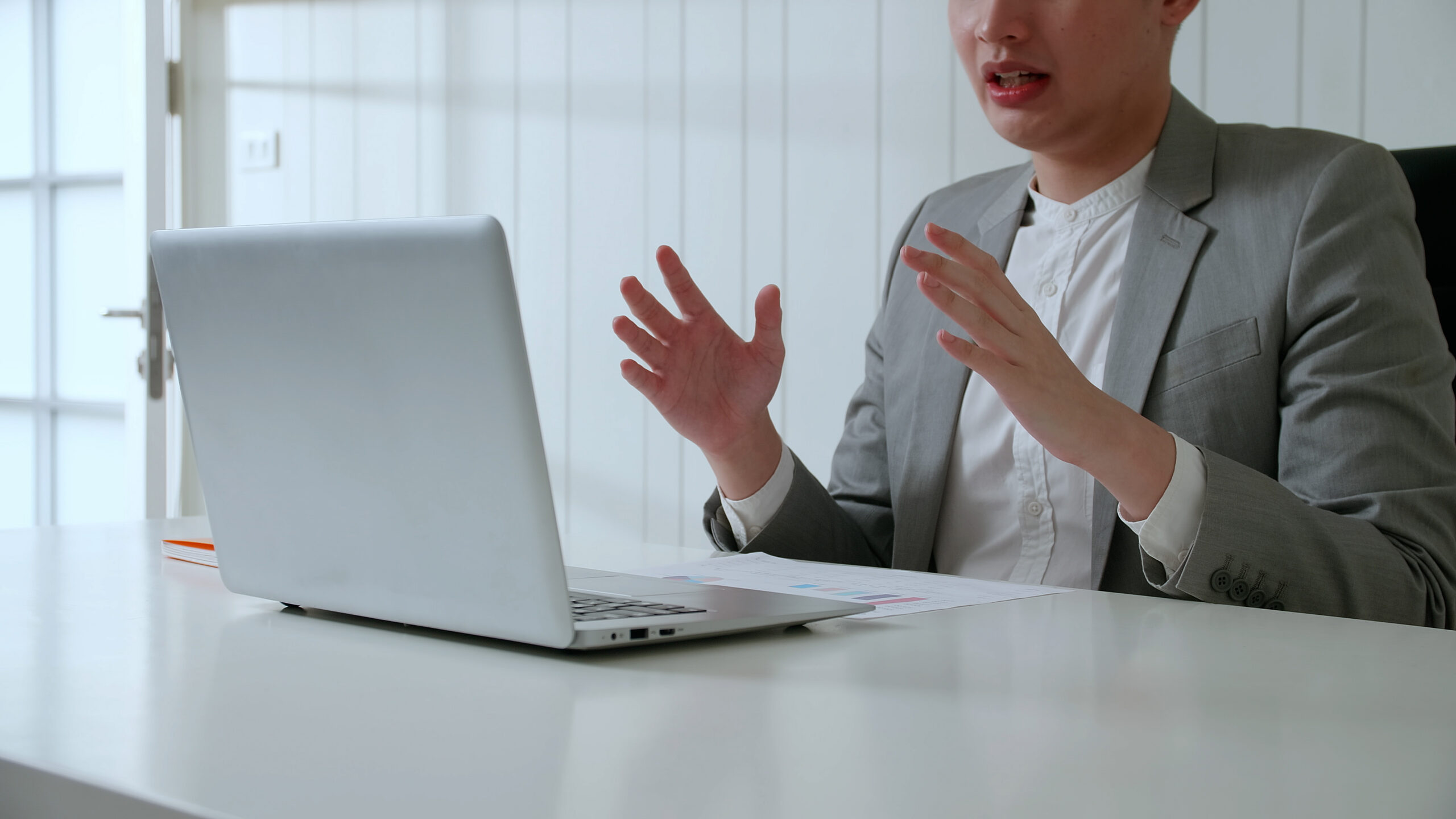 A calm and composed professional woman handling stress, reflecting true mental toughness at work.